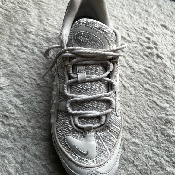 Nike Air Max 98 “triple white” sz 9 - Picture 3 of 5